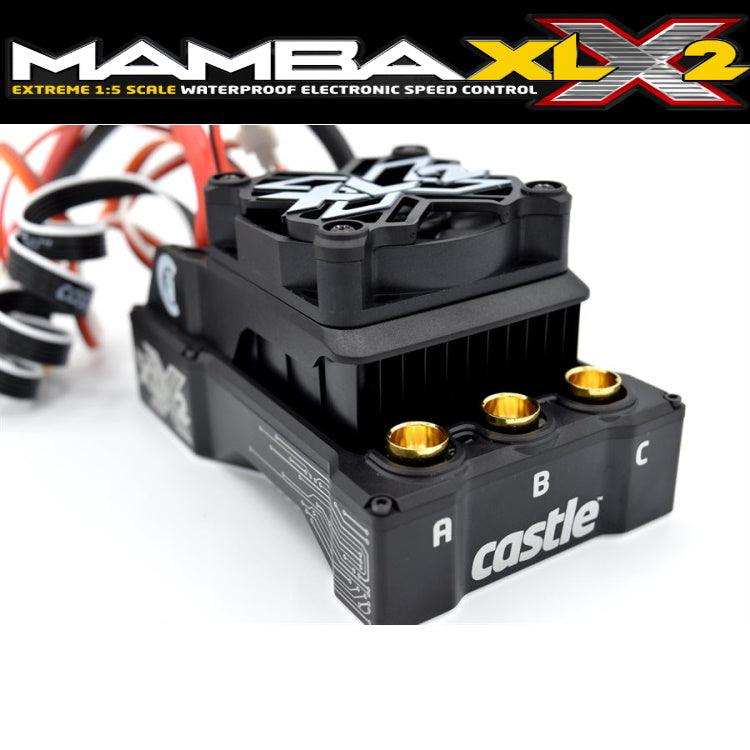 Castle Creations Mamba XLX2 8S 33.6V ESC 20A Peak BEC w/2028-1100KV Motor COMBO - PowerHobby