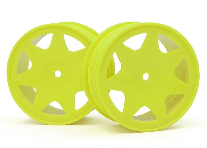 HPI Racing 100620 Ultra 7 30mm Wheels Yellow (2) Brama 10B RTR - PowerHobby