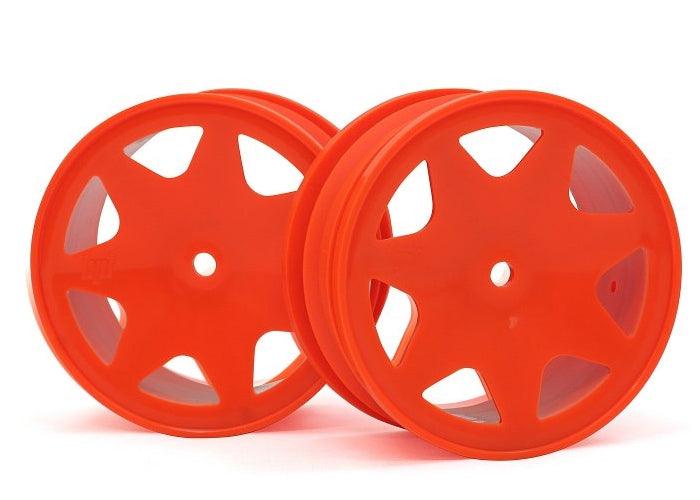 HPI Racing 100622 Ultra 7 30mm Wheels Orange (2) Brama 10B RTR - PowerHobby