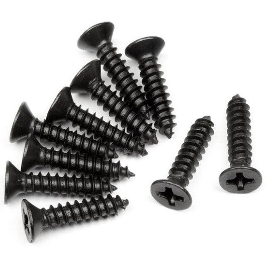 HPI Racing 101245 TP Flat Head Screw M3 14mm Bullet ST MT 3.0 / Bullet Flux - PowerHobby