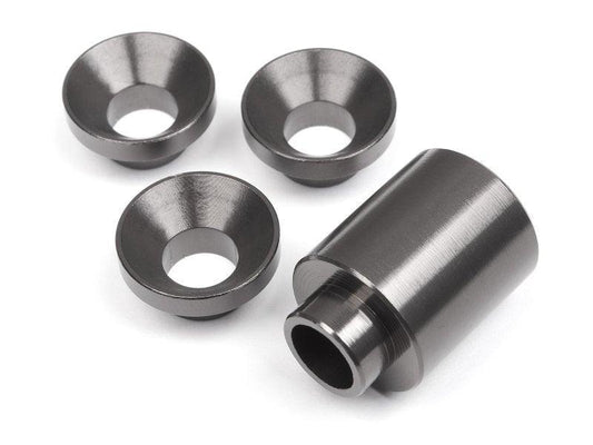 HPI 102174 Spacer Set For Clutch Bell Holder (Gunmetal) Baja 5SC/5B/5SC SS - PowerHobby