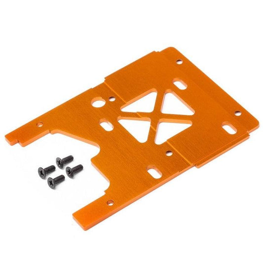 HPI Racing 105896 Engine Plate 2.5mm 7075 Orange RTR Savage X 4.6 - PowerHobby