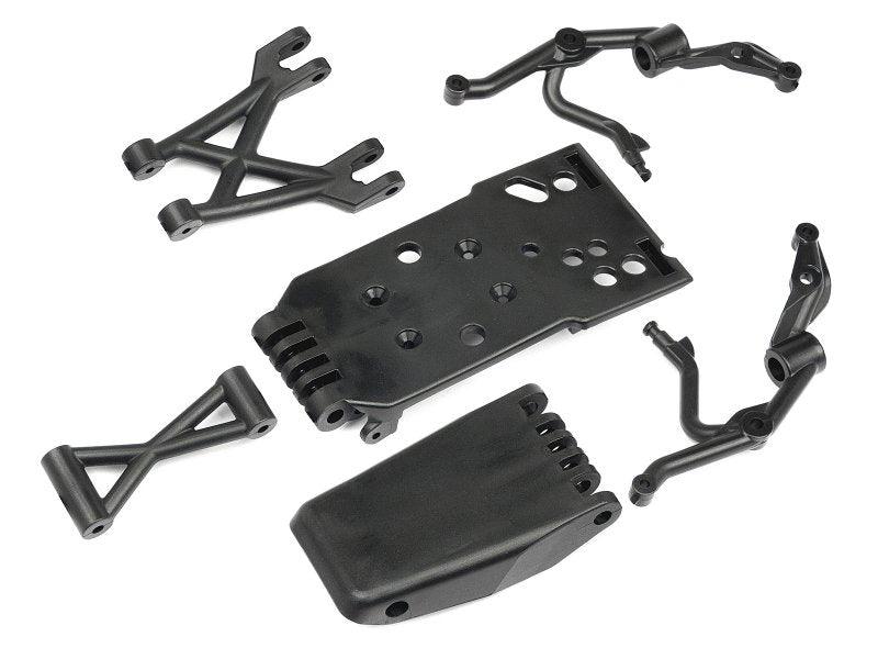 HPI Racing 106285 Front Skid Plate Set Super 5SC Flux - PowerHobby