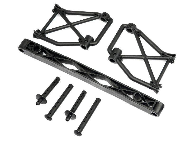 HPI Racing 106314 Side Body Mount Set Super 5SC Flux - PowerHobby