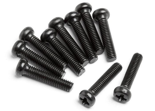 HPI Racing 107154 Binder Head Screw M2.5x12 (10) RTR D8S / HB D812 - PowerHobby