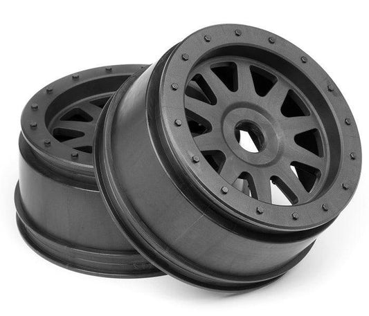 HPI Racing 108323 TR-10 Glue-Lock Wheel Gunmetal (120x60mm) (2) Super 5SC Flux - PowerHobby