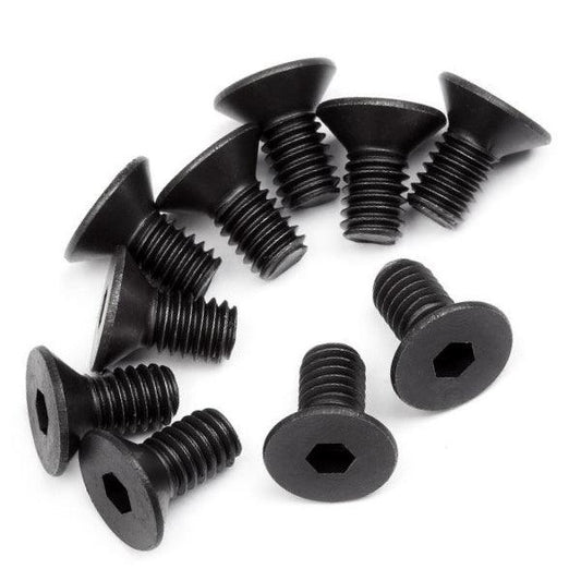 HPI Racing 110070 Flat Head Screw M4x8mm Hot Bodies D812 - PowerHobby