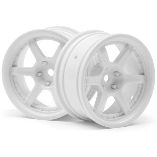 HPI Racing 112813 HRE C106 Wheel 26mm White 6mm Offset E10 / Drift Falken - PowerHobby