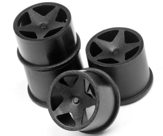 HPI Racing 114276 Super Star Wheel Set Black (4) Q32 / Baja Q32 Buggy - PowerHobby