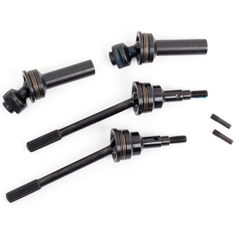 Traxxas 9051R Driveshafts, front, extreme heavy duty with 6mm stub axles - PowerHobby