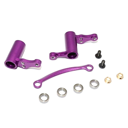 HPI SP3048-P Sport 3 Flux Upgrade Parts Aluminum Steering Assembly -  Purple - PowerHobby