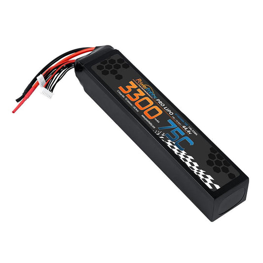 Powerhobby 12S 44.4V 3300mah 75c Lipo Battery FOR 550-600 Heli / Helicopter - PowerHobby