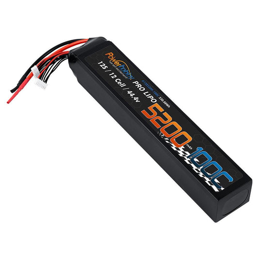 Powerhobby 12S 44.4V 5200mah 100C Lipo Battery FOR 700-800 Heli / Helicopter - PowerHobby