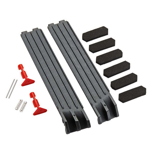 ARRMA ARAC3080 Battery Door/Release Set 2 Nero - PowerHobby