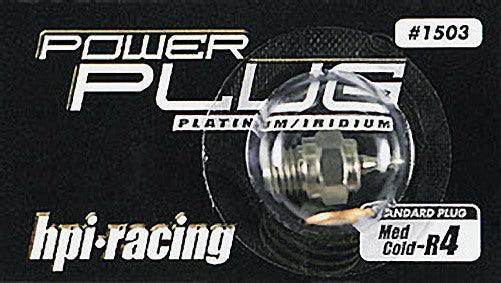 HPI Racing 1503 R4 Medium Cold Glow Plug Savage Nitro Firestorm Trophy Truggy / Buggy - PowerHobby