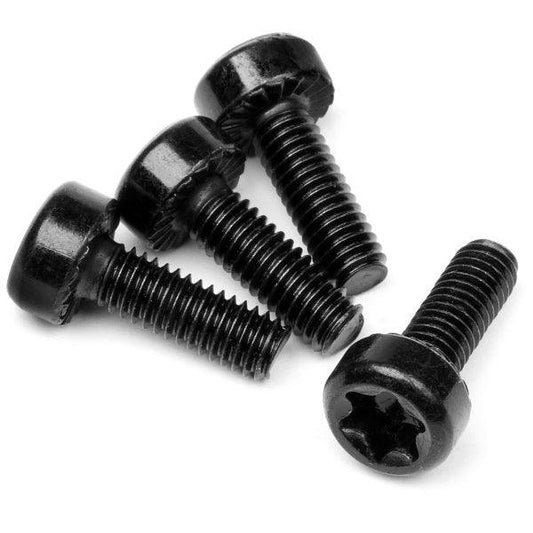 HPI Racing 15455 Wide Cap Head Torx Screw M4x12mm(4) Baja Fuelie 23 Engine - PowerHobby