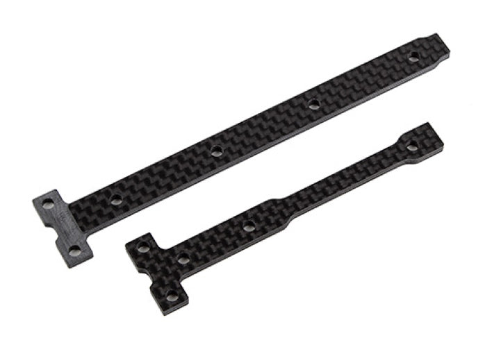 Associated 92365 RC10B74.2 FT Carbon Fiber Stiff Chassis Brace Support Set - PowerHobby