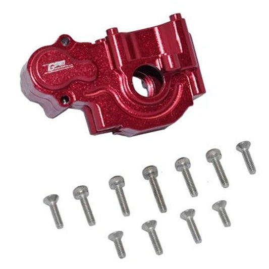 GPM Racing LM013-R Aluminum Rear Gear Box Red : Losi 1/18 Mini-T 2.0 - PowerHobby