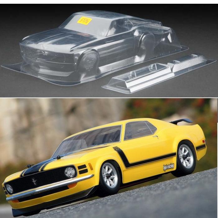 HPI 17546 1970 Ford Mustang Boss 302 Clear Body 200mm Sprint 2 / Nitro 3 / E10 - PowerHobby