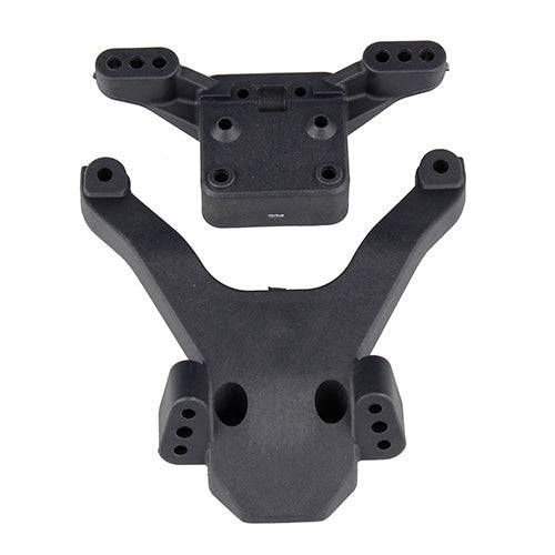 Associated 91875 Top Plate and Ballstud Mount Carbon RC10B6 RC10T6.1 RC10SC6.1 RC10B6.3 RC10B6.2 - PowerHobby