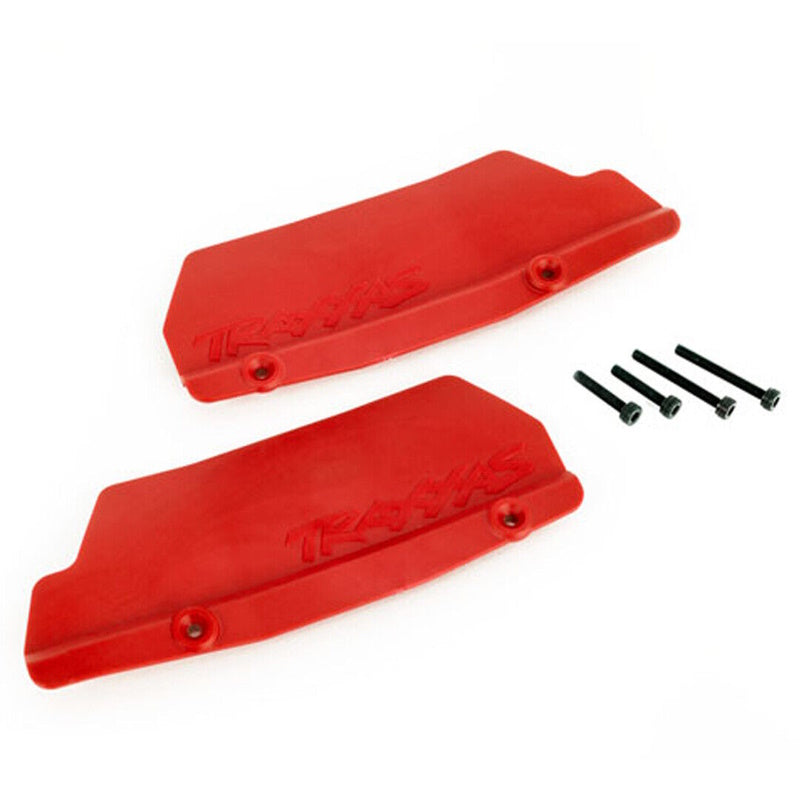 Traxxas 9519R Rear Left & Right Mud Guards Red w/3x15 (2) 3x25mm (2) : Sledge - PowerHobby