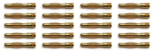 Team Associated 659 4.0 mm Connectors (30 Male) - PowerHobby