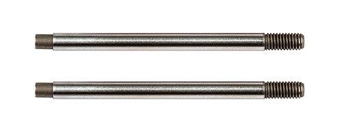 Team Associated 91643 3x24 mm Shock Shafts V2 Chrome RC10B74 - PowerHobby