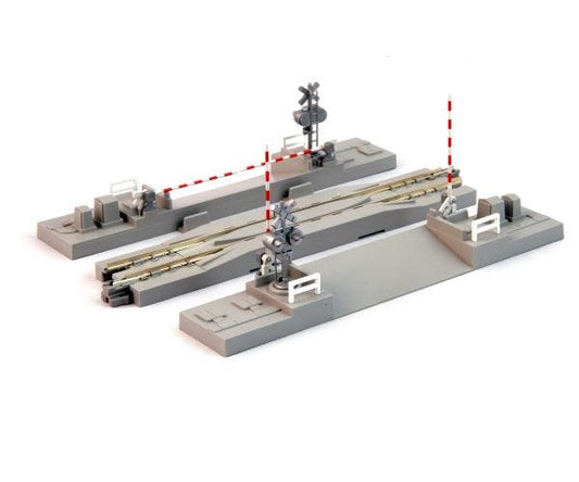 Kato 20-027-1 124mm (4 7/8") Crossing Gate & Re-Railer Track - PowerHobby