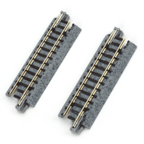 Kato 20-030 N Scale 64mm (2 1/2") Straight Track [2 pcs] UniTrack - PowerHobby