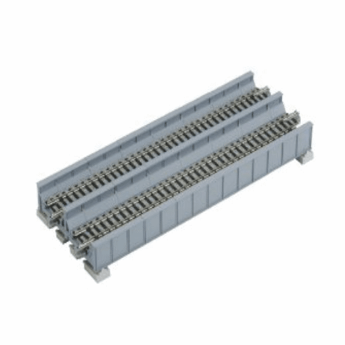 Kato 20-457 N Scale 186mm (7 5/16") Double Track Plate Girder Bridge Gray - PowerHobby