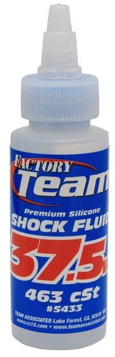 Associated 5433 Silicone Shock Fluid Oil 37.5 Weight 2 oz - PowerHobby