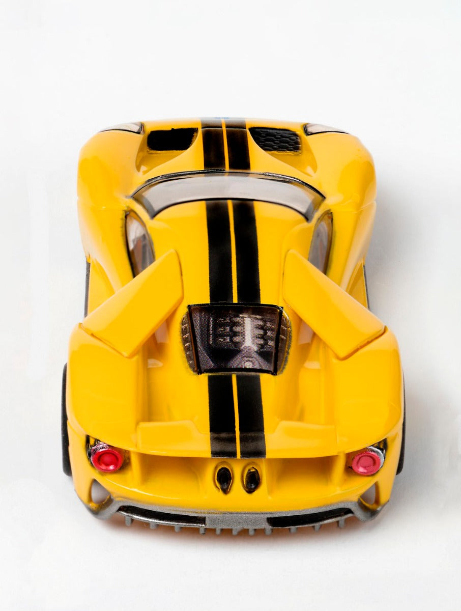 AFX 22029 Ford GT Triple Yellow MegeG+ Mega G+ Ho slot car AFX22029 - PowerHobby