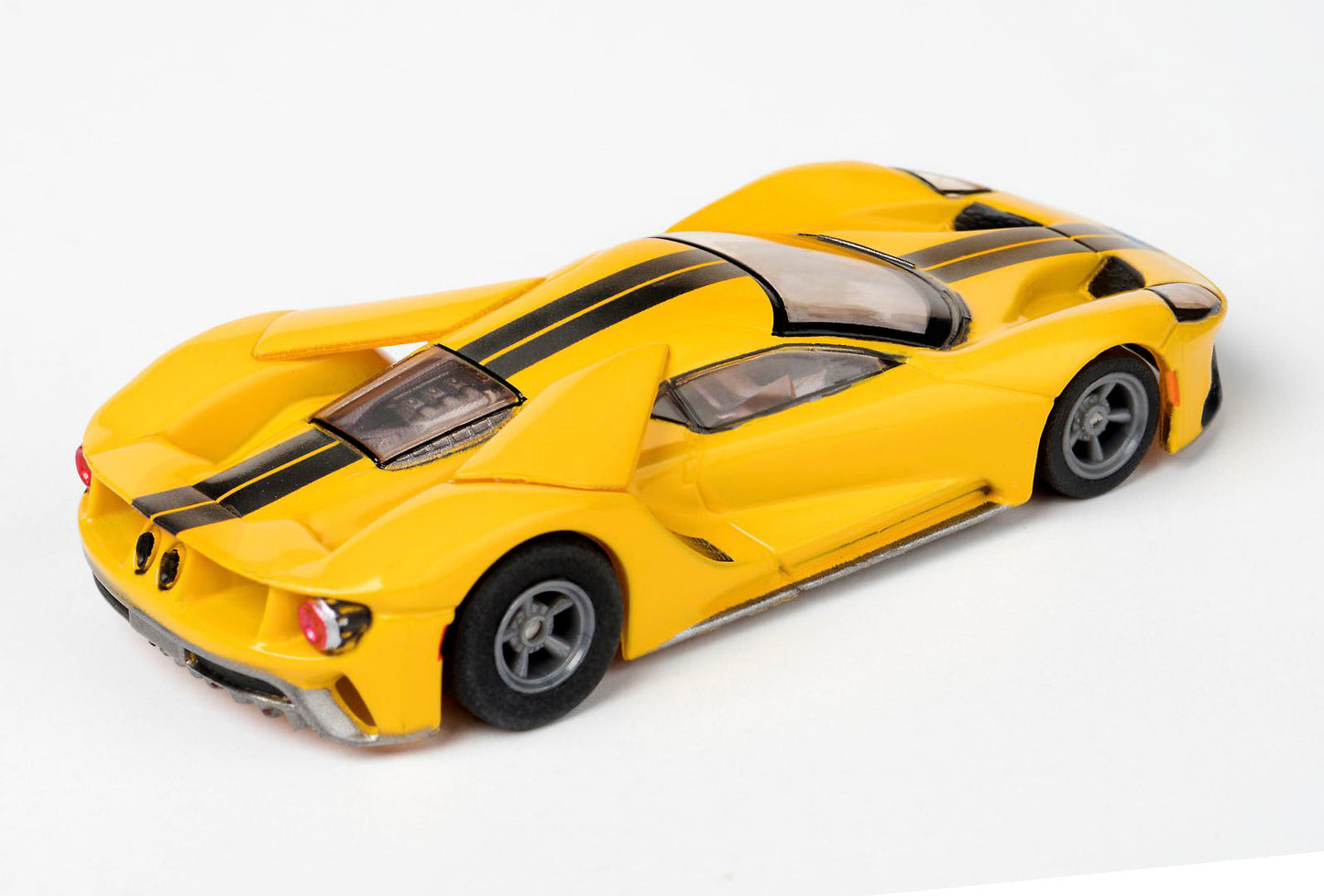 AFX 22029 Ford GT Triple Yellow MegeG+ Mega G+ Ho slot car AFX22029 - PowerHobby