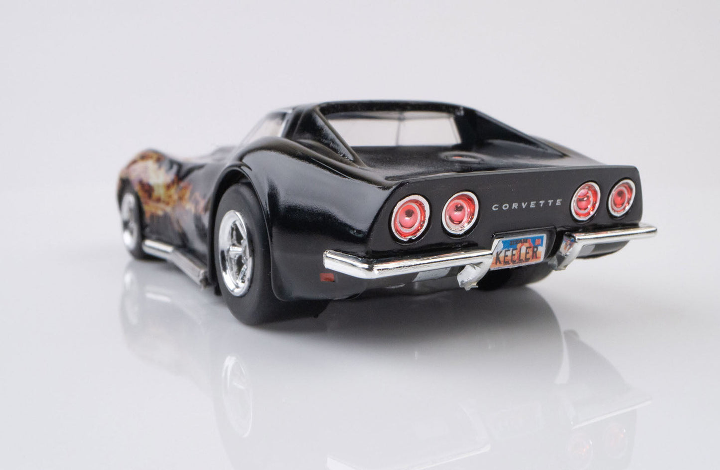 AFX 22051 1968 Chevy Corvette L88 427 Black Flame Mega G+ HO Slot Car AFX22051 - PowerHobby