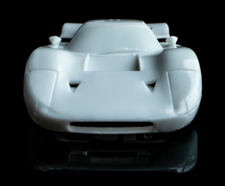 AFX 22070 Ford GT40 MK IV White Paintable Mega G+ HO Slot Car AFX22070 - PowerHobby