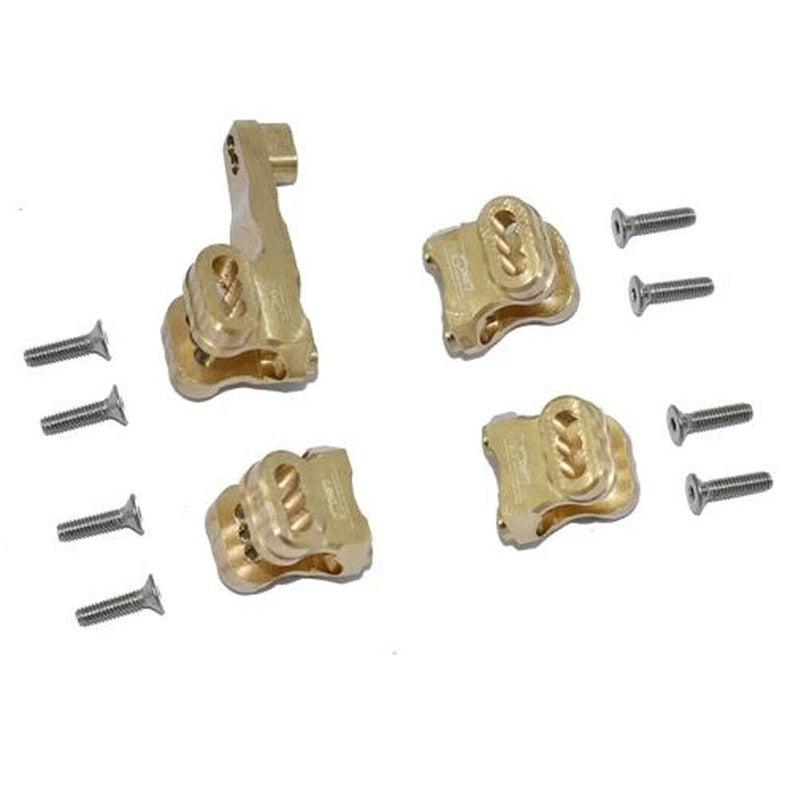 GPM TXM024N-BK Brass F & R Axle Mount Set For Suspension Links : TRX-4 Crawlers - PowerHobby