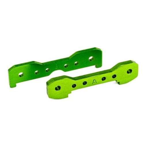 Traxxas 9527G Front Tie bars 6061-T6 Alum (green-anodized) 1/8 Sledge - PowerHobby