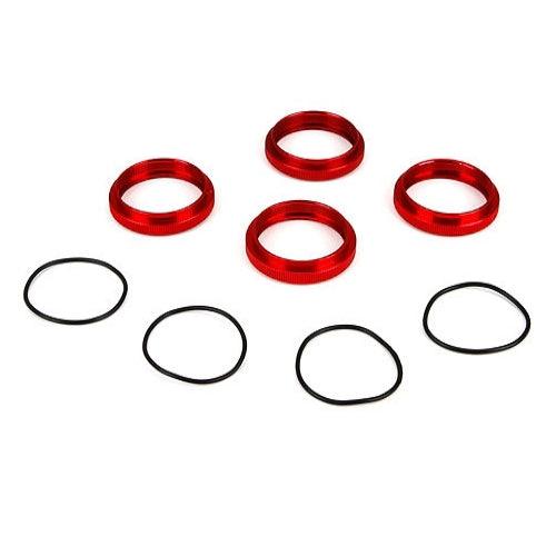 LOSI LOS253009 Shock Adjuster Nut w / O-Ring / Aluminum 1 / 5 4WD DBXL - PowerHobby