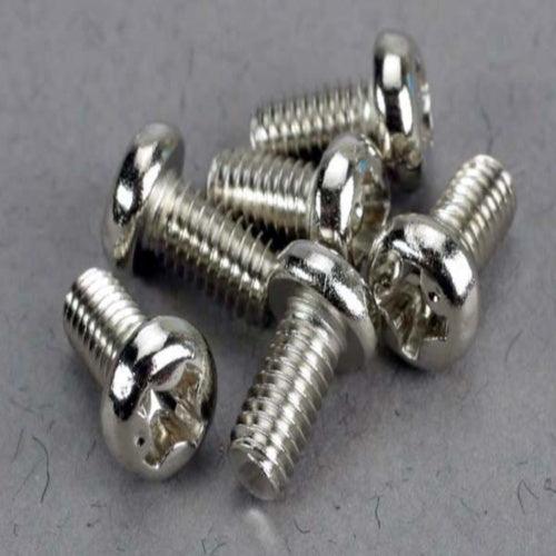 Traxxas 2558 Screws 3x6mm Roundhead Machined (6) Stampede - PowerHobby