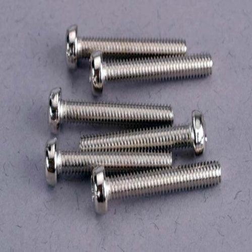 Traxxas 2565 3x18mm Button Head Machine Screw (6) Nitro Slash E-Maxx - PowerHobby