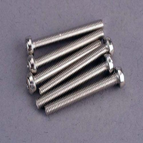 Traxxas 2569 3x25mm Button Head Machine Screw (6) Nitro Slash - PowerHobby