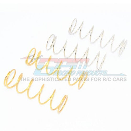 GPM TXMSF/R/SPA-GDS Spare Springs Front / Rear Dampers Gold & Silver : Maxx - PowerHobby