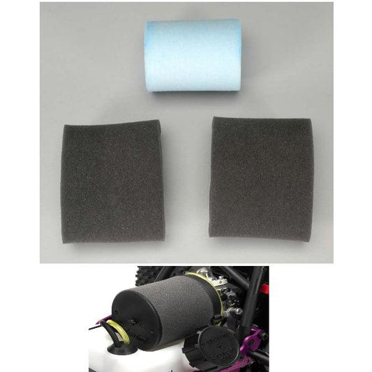 HPI 15416 Air Filter Foam Element Set (3) Baja 5B SS / Fuelie 23 Engine 2.0 - PowerHobby