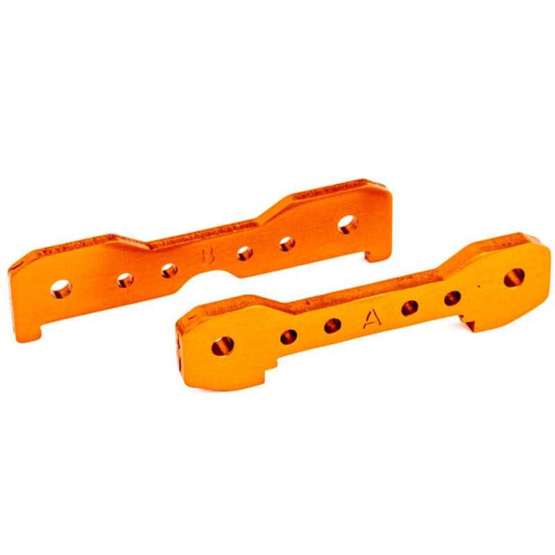 Traxxas 9527T Aluminum 6061-T6 Front Tie Bars Orange : Sledge - PowerHobby