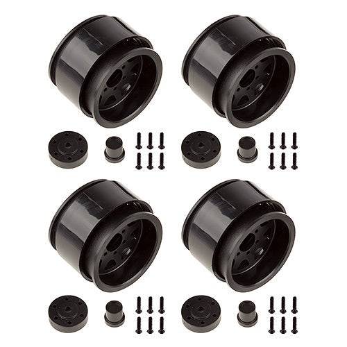 Associated 42101 Method 701 Trail Series Wheels 1.9 in Black Enduro - PowerHobby