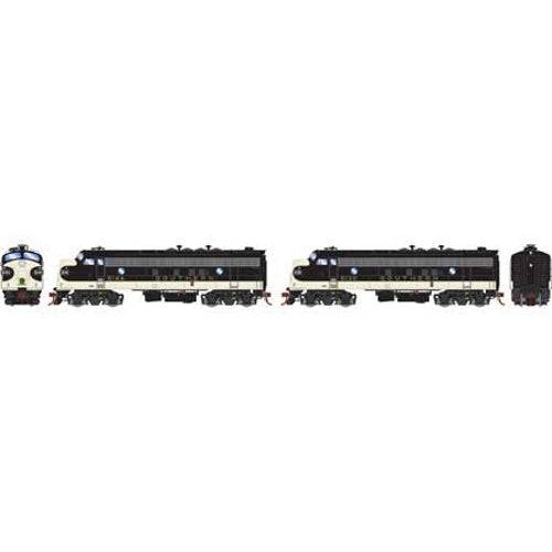 Athearn ATHG19301 HO FP7A/FP7A SOU/Black #6144A/#6139A Locomotive DCC READY - PowerHobby