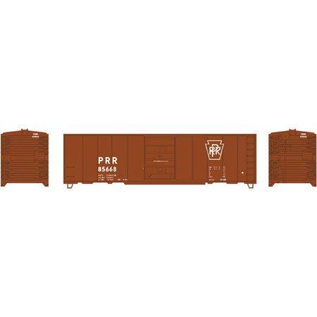 Athearn RND73563 HO 40' Box Car Single Door, PRR #85668 - PowerHobby