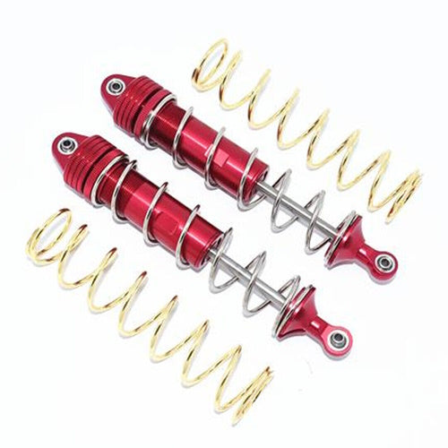 GPM Aluminum Rear Thickened Spring Dampers 187mm Red (1/5 8S BLX Kraton/Outcast) - PowerHobby