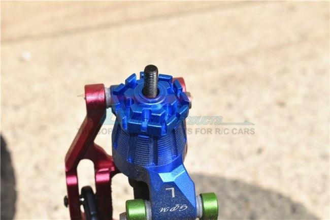 GPM ALUMINUM WHEEL HUB HEX (+2MM) TRAXXAS 1/10 MAXX 4WD BLUE - PowerHobby