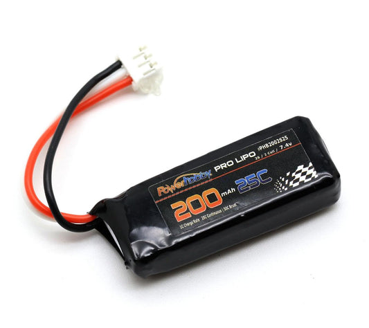 Powerhobby 2S 200mah 25c Lipo Battery  : E-flite UMX - PowerHobby